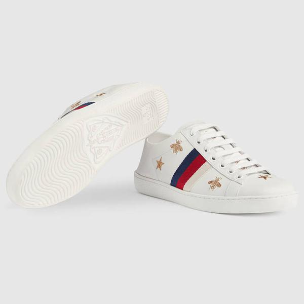 GUCCI 可愛い☆Ace ビー(ハチ)&スター スニーカー 8032101